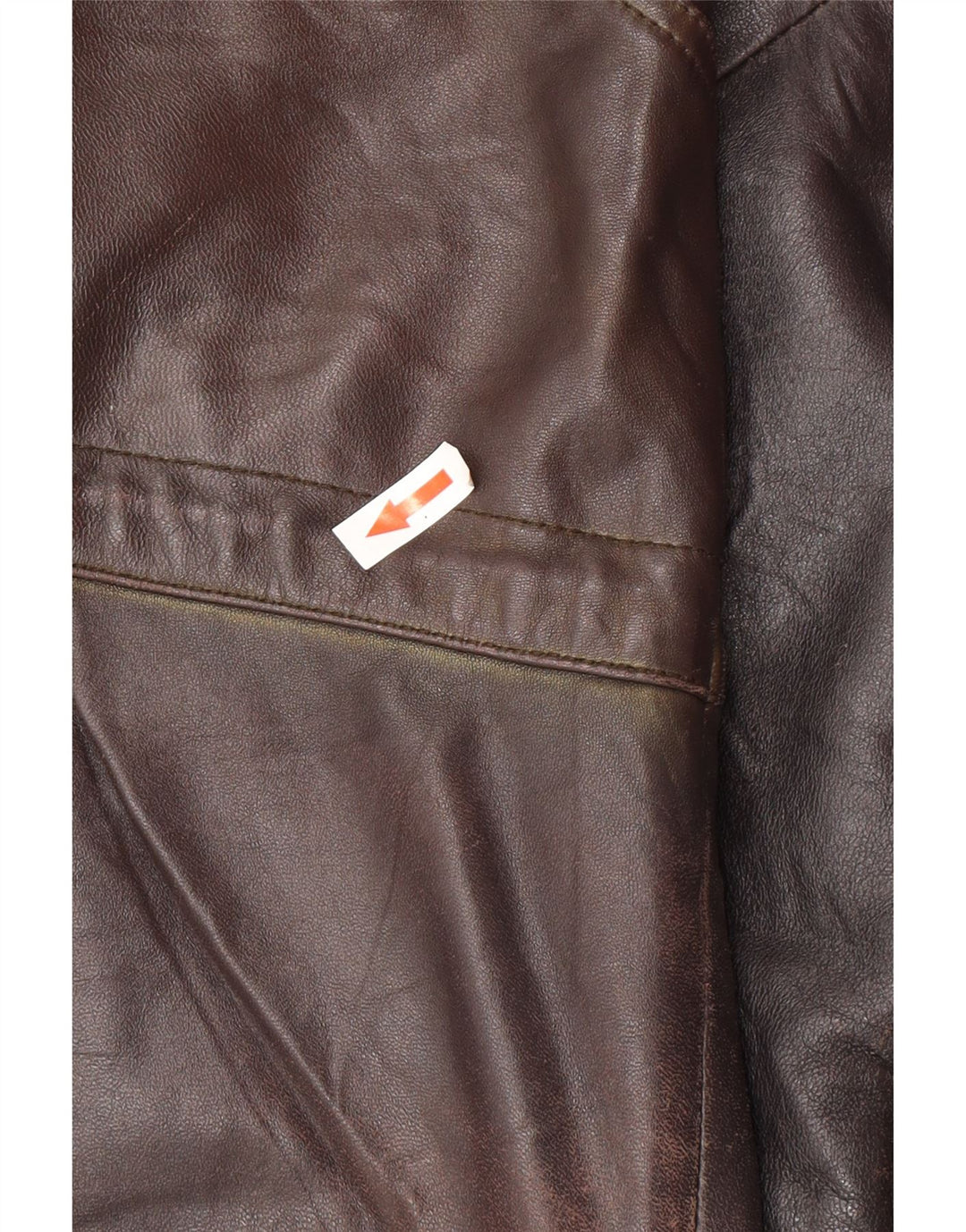 Vintage muška kožna jakna UK 44 2XL crna koža