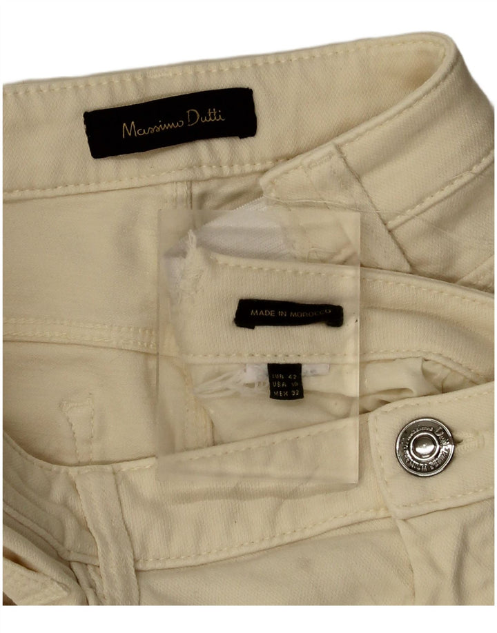 Ženske ravne traperice Massimo Dutti EU 42 Large W32 L28 Bež