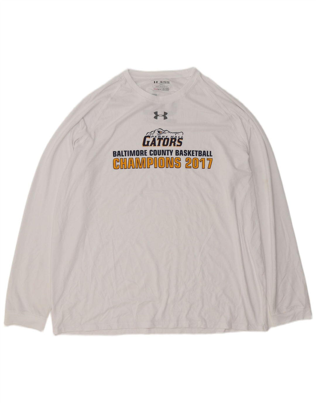 UNDER ARMOUR Muška majica dugih rukava s grafikom 2XL bijela