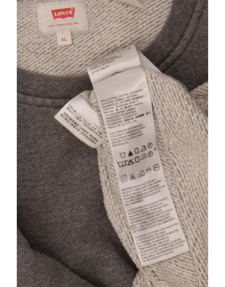 Levi's muška majica s motivima XL, sivi pamuk