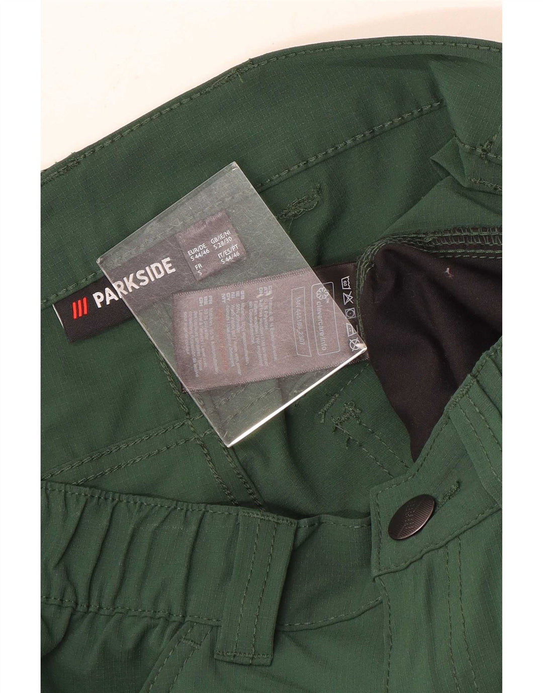 Parkside muške kargo kratke hlače male W29 od zelenog elastina