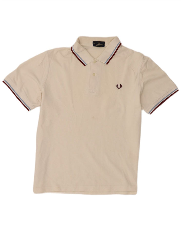 Fred Perry muška polo majica velika bijela pamučna