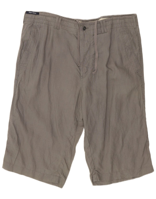 Marks & Spencer muške chino kratke hlače W38 XL sivi lan