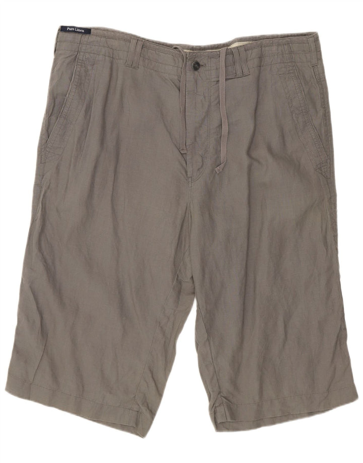 Marks & Spencer muške chino kratke hlače W38 XL sivi lan