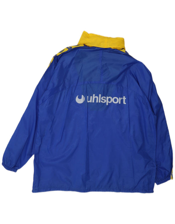 Uhlsport muška kišna jakna Hellas Verona FC 1993 s kapuljačom UK 42 XL plava
