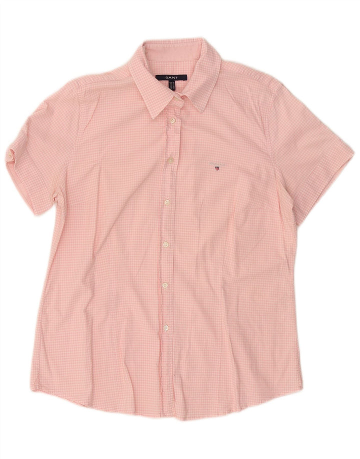 GANT ženska majica kratkih rukava UK 20 Large Pink Gingham