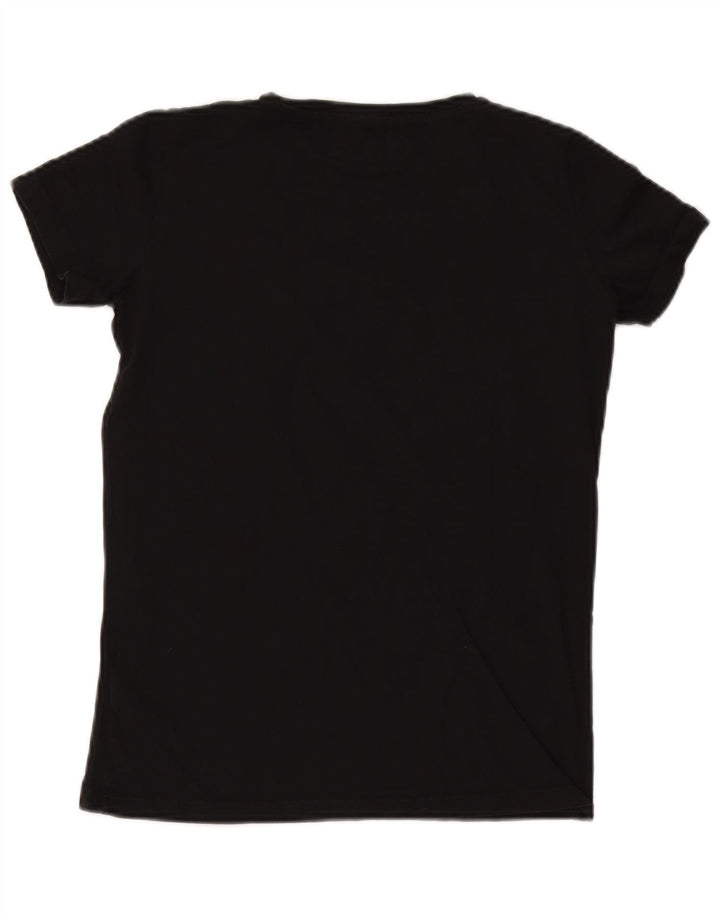 TRUSSARDI JEANS Ženska prevelika majica kratkih rukava s motivima UK 2 2XS crna