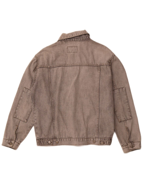 VINTAGE muška traper jakna UK 40 velika siva