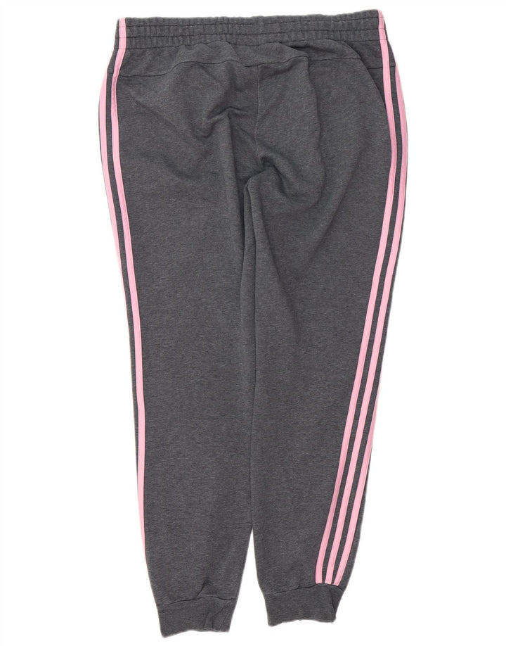 ADIDAS Ženska trenirka Hlače Joggers UK 16/18 Large Grey Flected