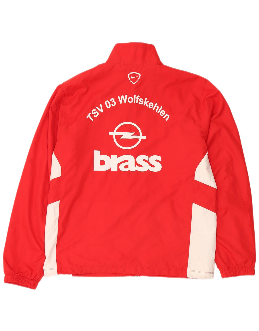 Nike muška gornja jakna s grafičkim motivima od poliestera velike crvene boje