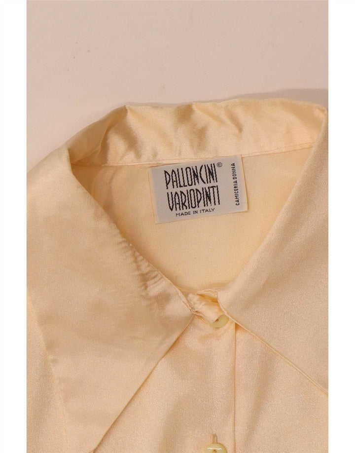 Vintage ženska košulja bluza UK 14 srednje bež