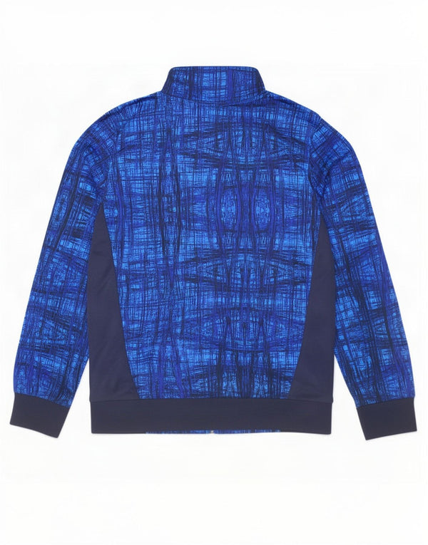 Gornja jakna trenirke Puma Boys Graphic 7-8 Year Navy Blue Geometric