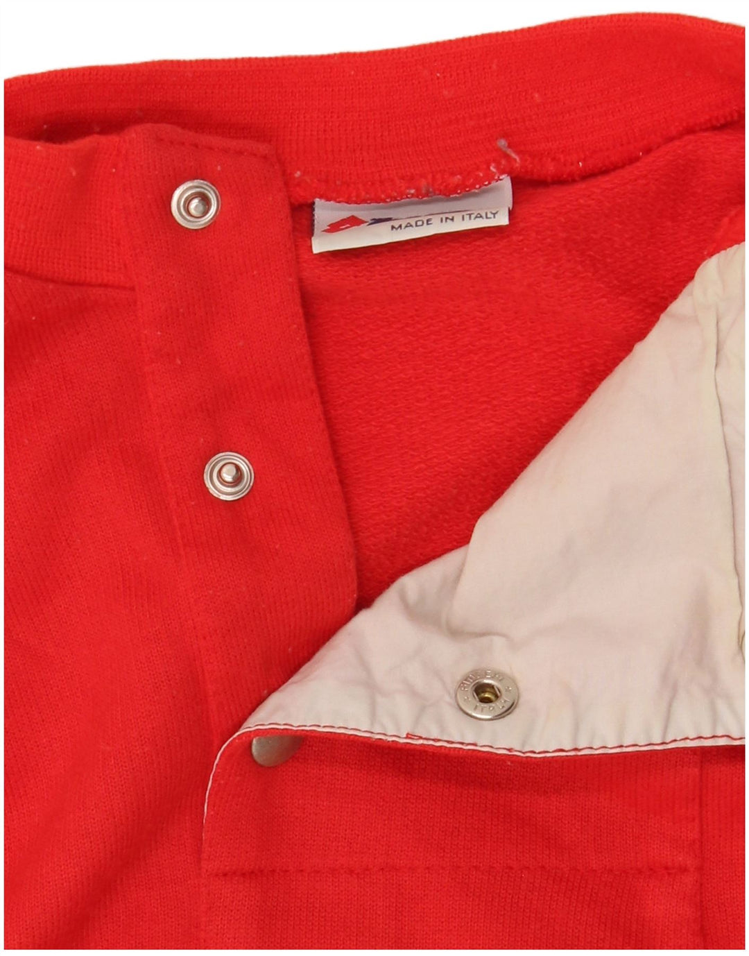 Lotto muški džemper s dugmadima i ovratnikom Mali crveni pamuk u blokovima boja