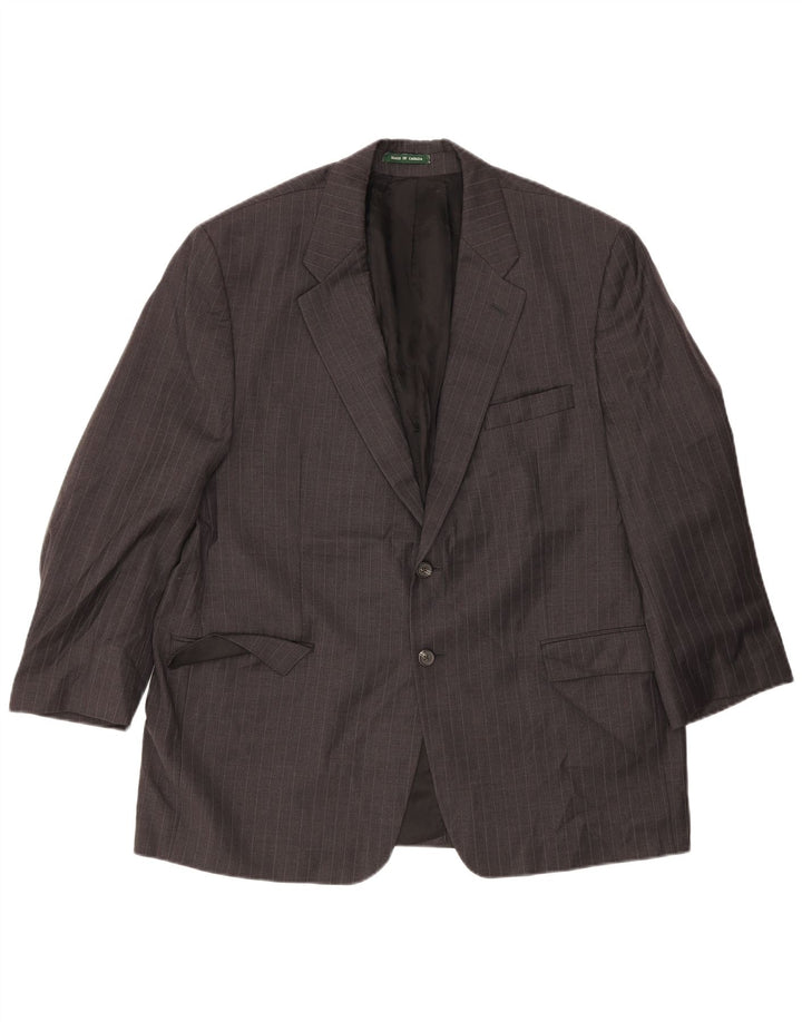 Ralph Lauren muška jakna sako s dva gumba UK 46 2XL vuna na sive pruge