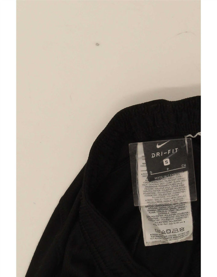 Nike muške Dri Fit hlače za trenirku male crne poliesterske boje