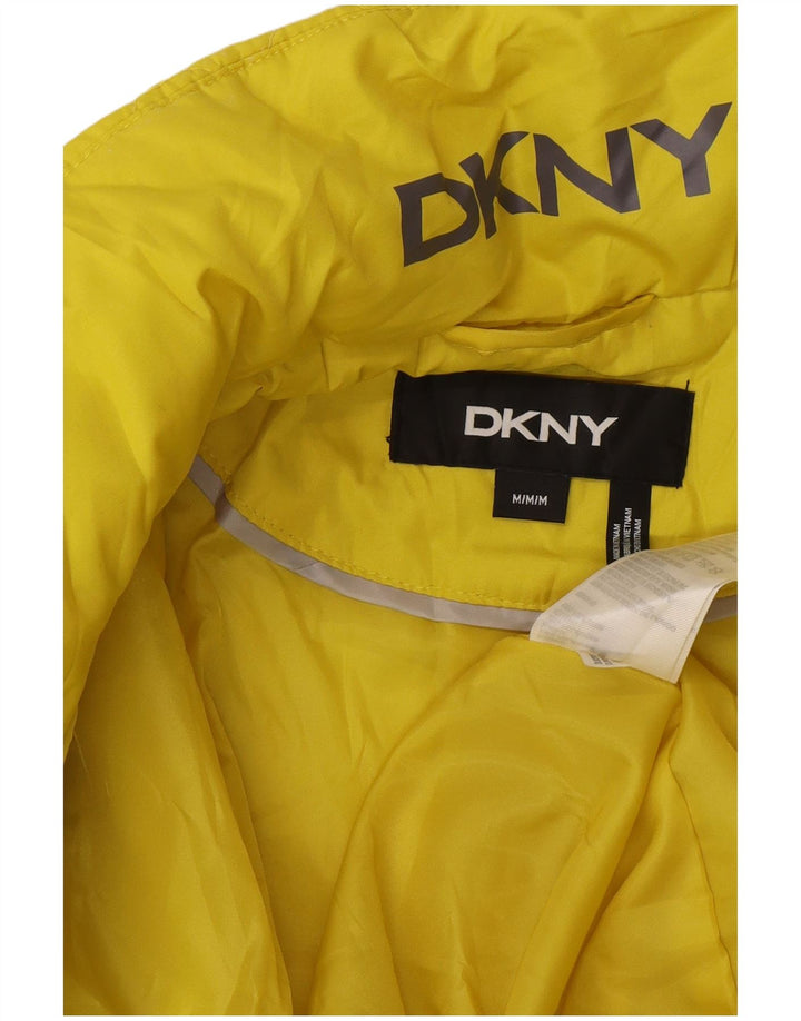 Dkny Ženska podstavljena jakna UK 12 Srednje žuta poliesterska moderna