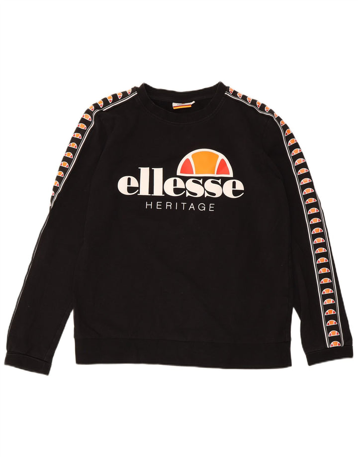 ELLESSE Ženska majica s motivima Heritage UK 14 srednje crna