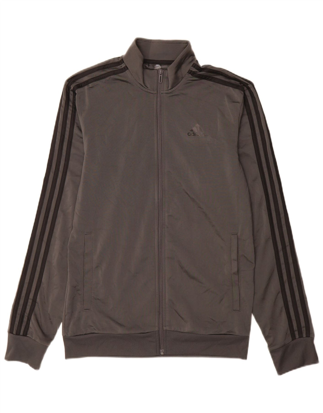 Adidas muška trenirka mala siva gornja jakna od poliestera