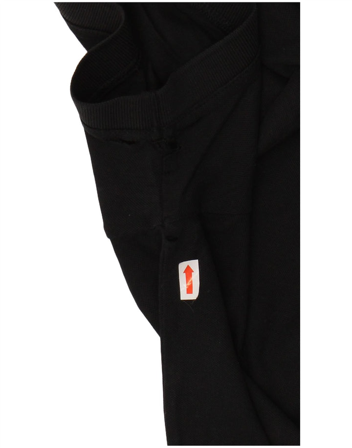 CALVIN KLEIN Muška polo majica Velika crna pamučna majica