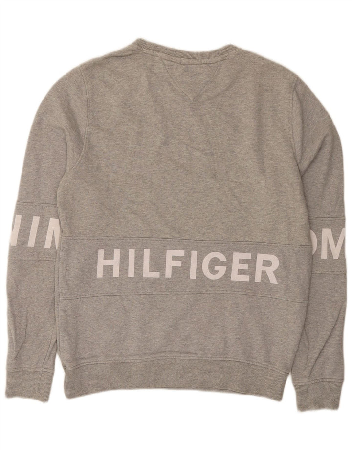 Tommy Hilfiger muška trenirka s grafičkim motivima srednje sivi pamuk