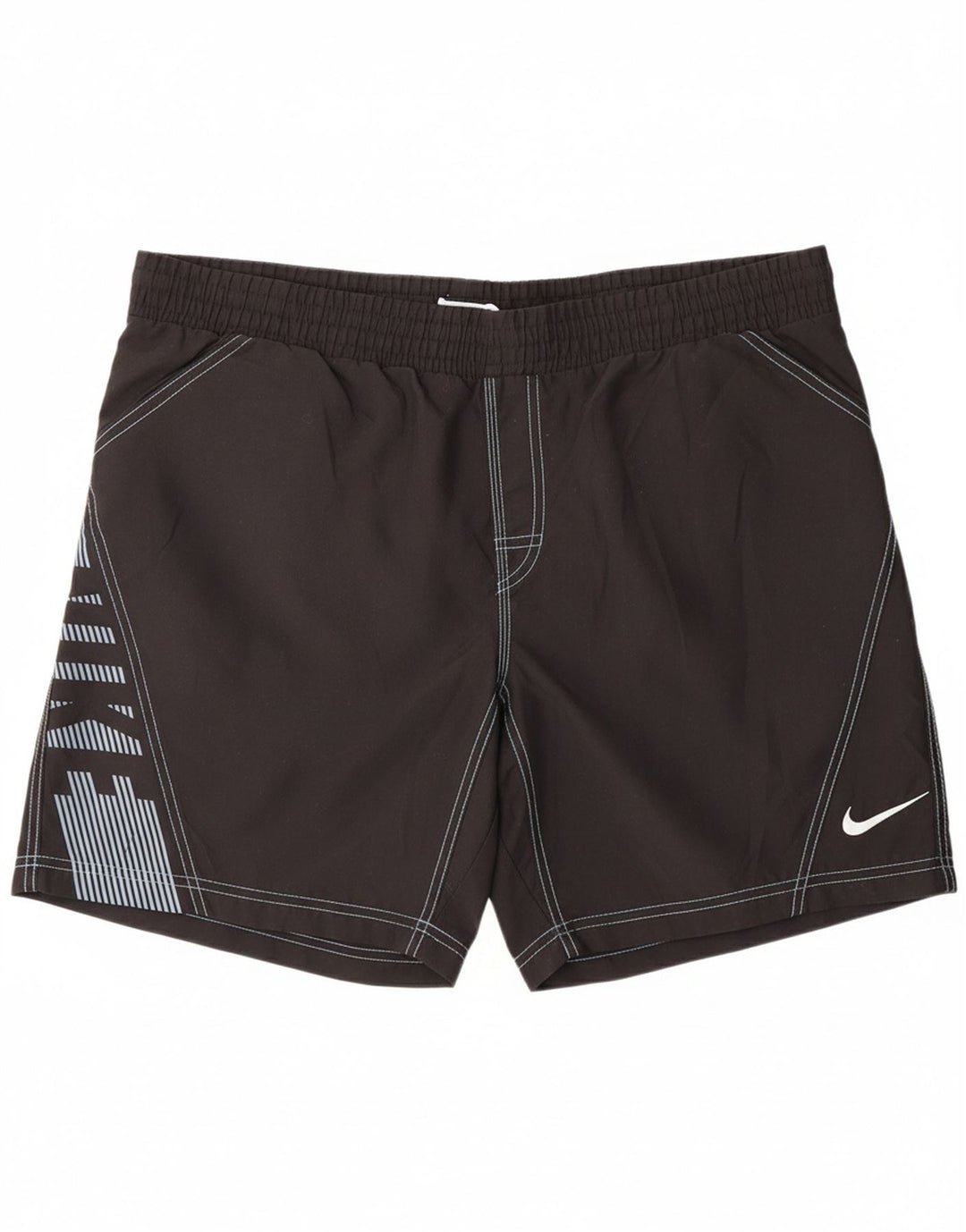 NIKE Mens Graphic Sport Shorts Large Black Polyester