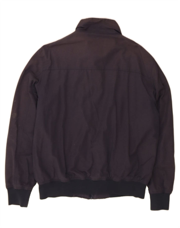 KAPPA Mens Bomber Jacket UK 44 2XL Navy Blue Cotton Vintage Kappa and Second-Hand Kappa from Messina Hembry 
