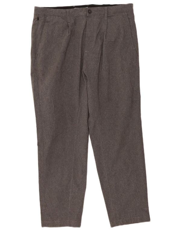 Zara Mens Pegged Chino Trousers EU 44 Large W34 L28 Grey