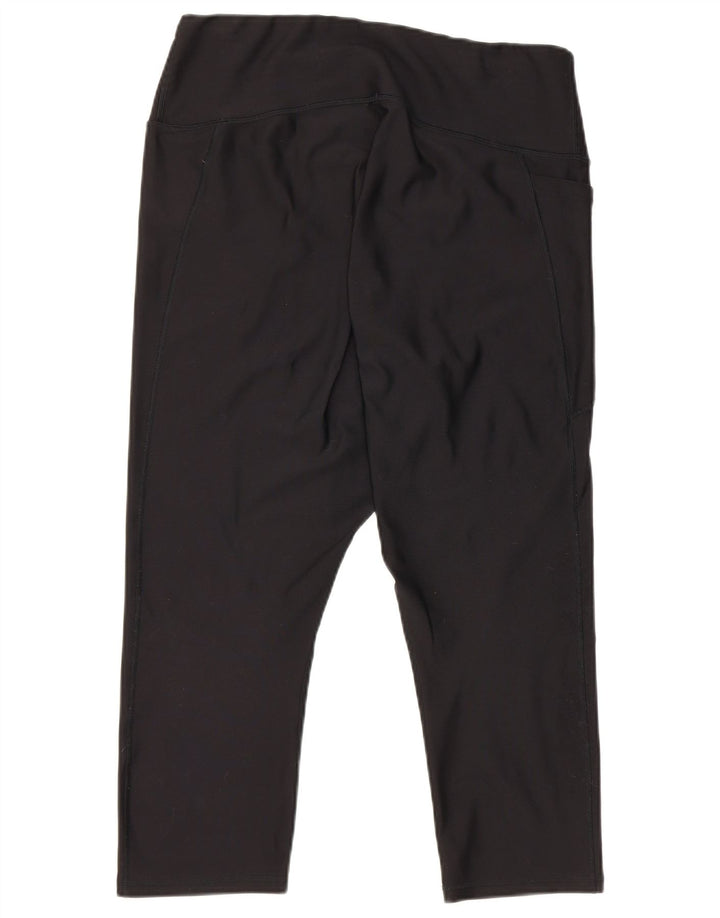 Under Armour ženske kapri tajice UK 18 XL crni poliester