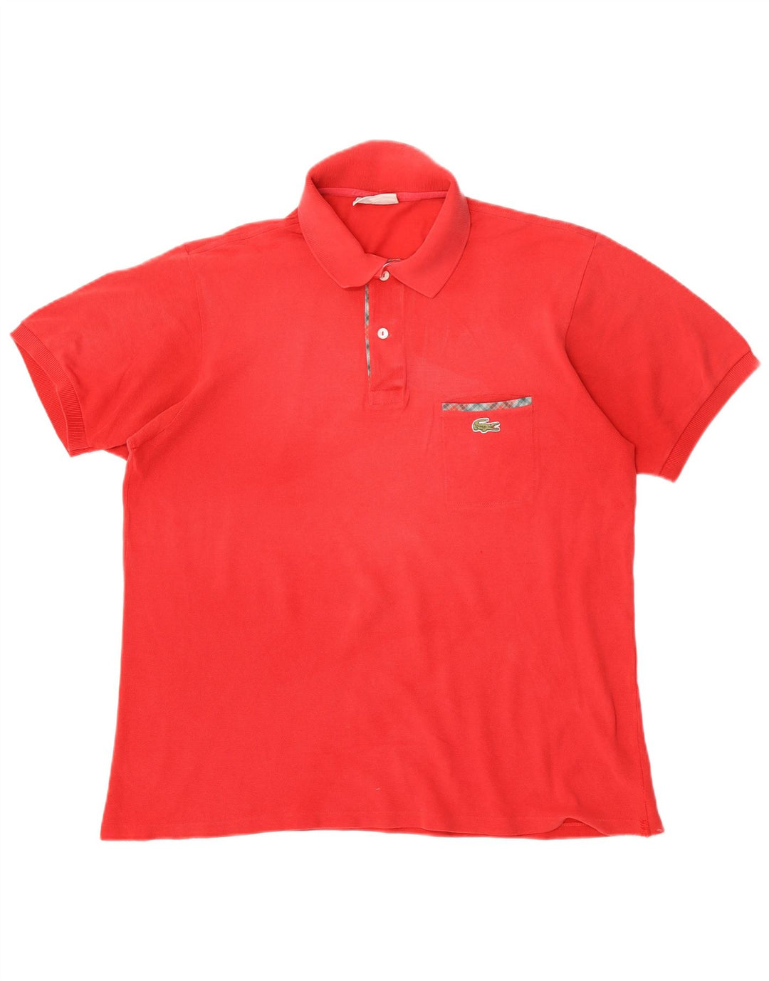 Lacoste muška polo majica veličine 5, veliki crveni pamuk