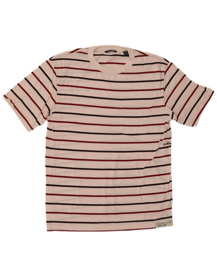 Scotch & Soda muška majica kratkih rukava Srednji pamuk s bijelim prugama