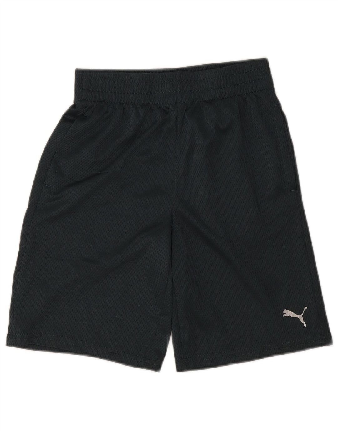 Puma sportske kratke hlače za dječake 10-11 godina srednje crne poliesterske boje