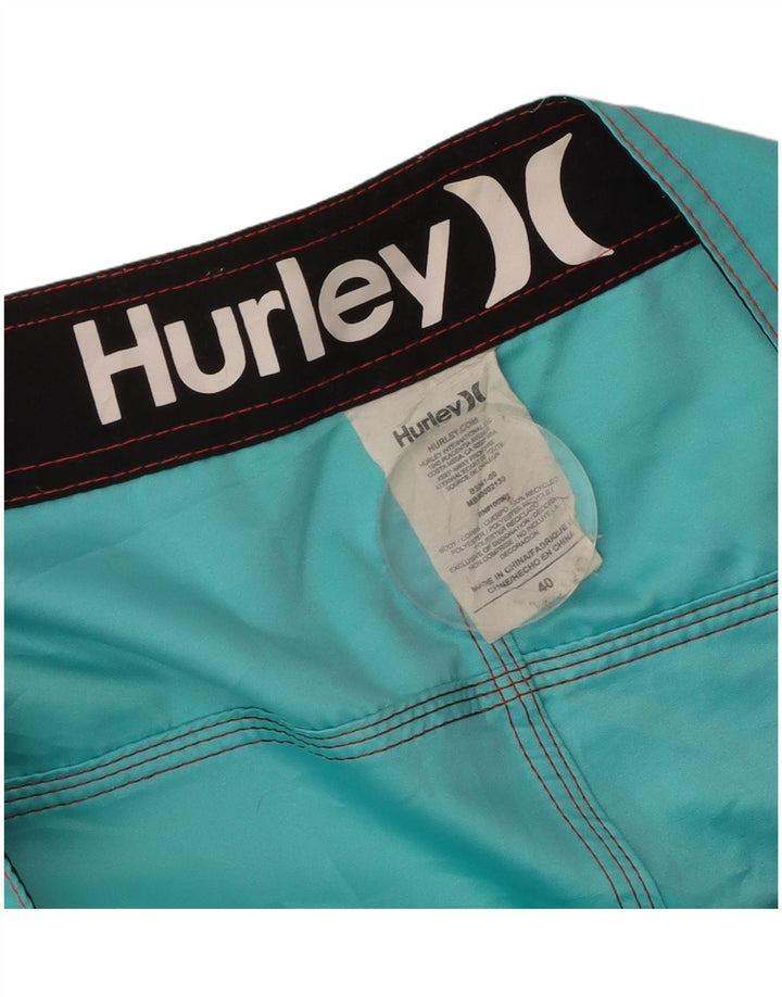 Hurley muške kratke hlače za kupanje XL tirkizni poliester