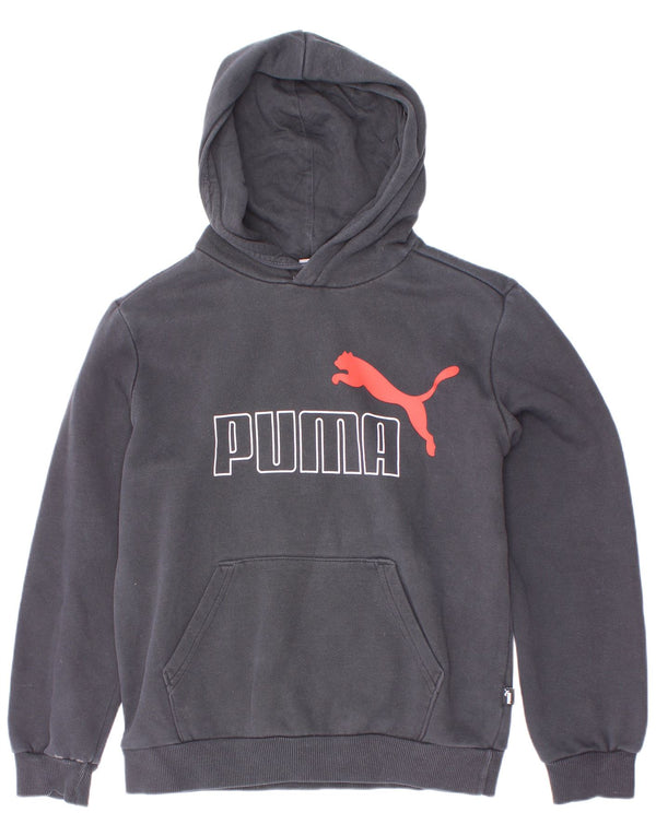 Puma Boys Graphic Hoodie Džemper 11-12 godina tamnoplavi pamuk