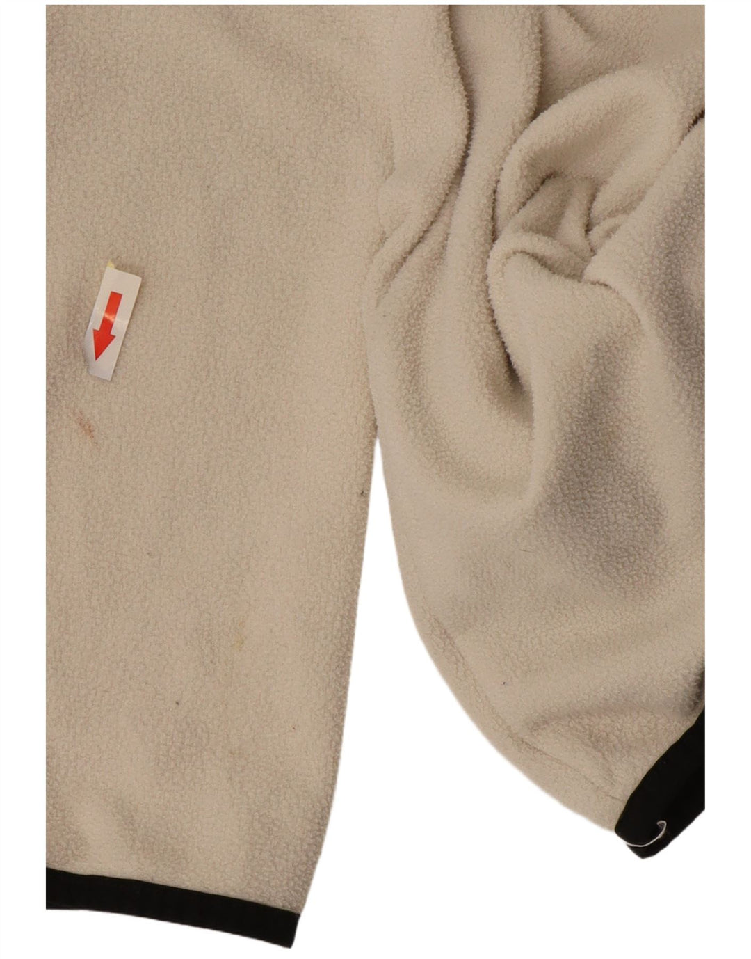 The North Face muški džemper od flisa s dugmadima i ovratnikom Mali bijeli poliester