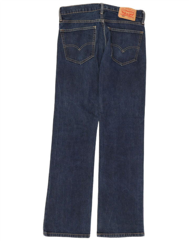 Levi's muške 527 Bootcut traperice W31 L32 tamnoplavi pamuk