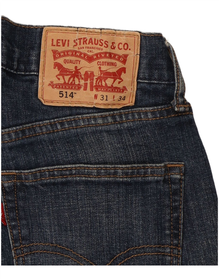 Levi's muške 514 ravne traperice W31 L30 tamnoplave