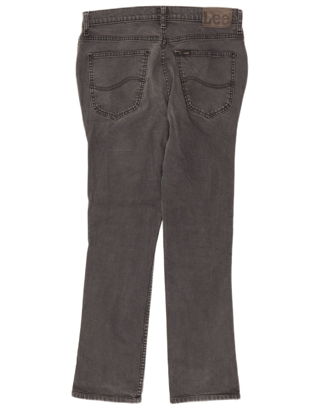 Lee Mens Brooklyn Straight Jeans W34 L30 Sivi pamuk