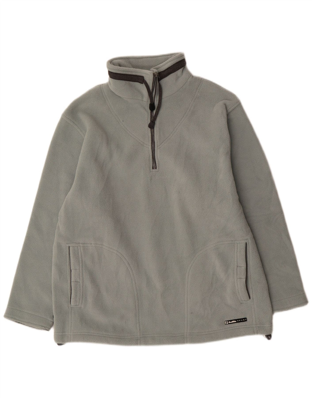 LOTTO muški džemper od flisa s patentnim izrezom XL plavi poliester