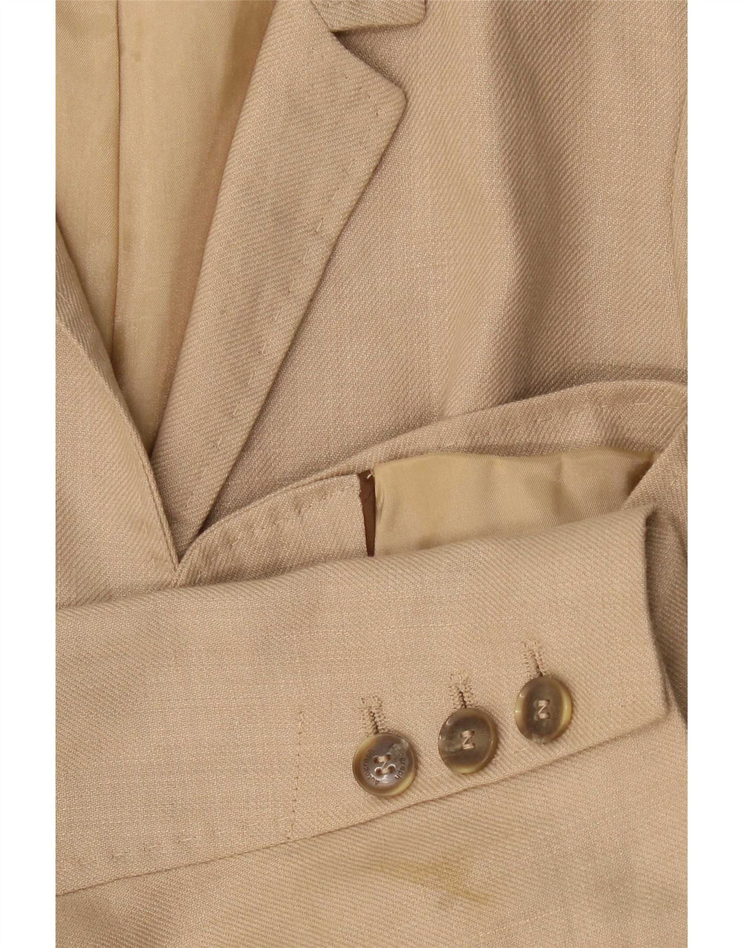 Marks & Spencer Ženska jakna s autographom 1 gumb UK 14 Large Beige