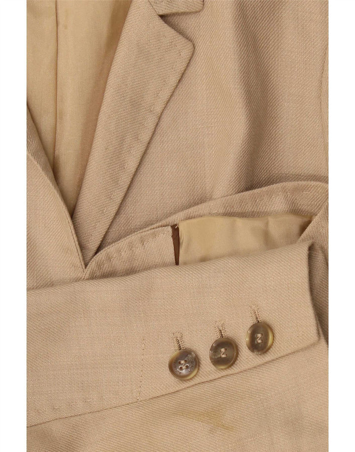 Marks & Spencer Ženska jakna s autographom 1 gumb UK 14 Large Beige