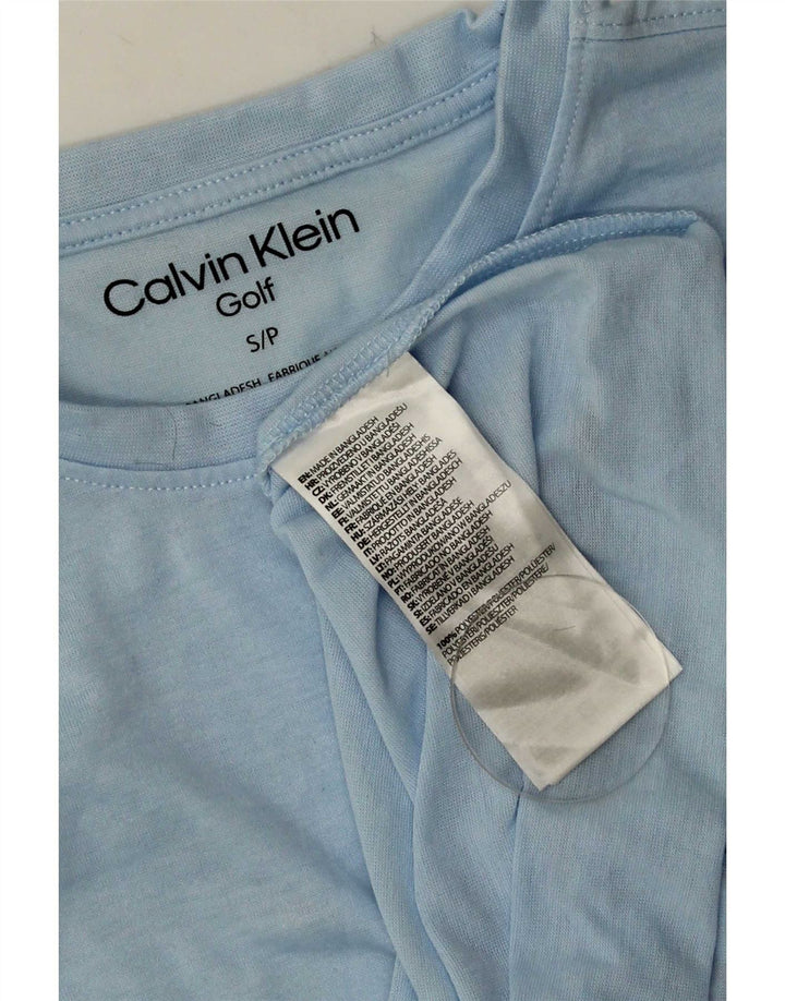 Calvin Klein muška majica kratkih rukava Mali plavi poliester