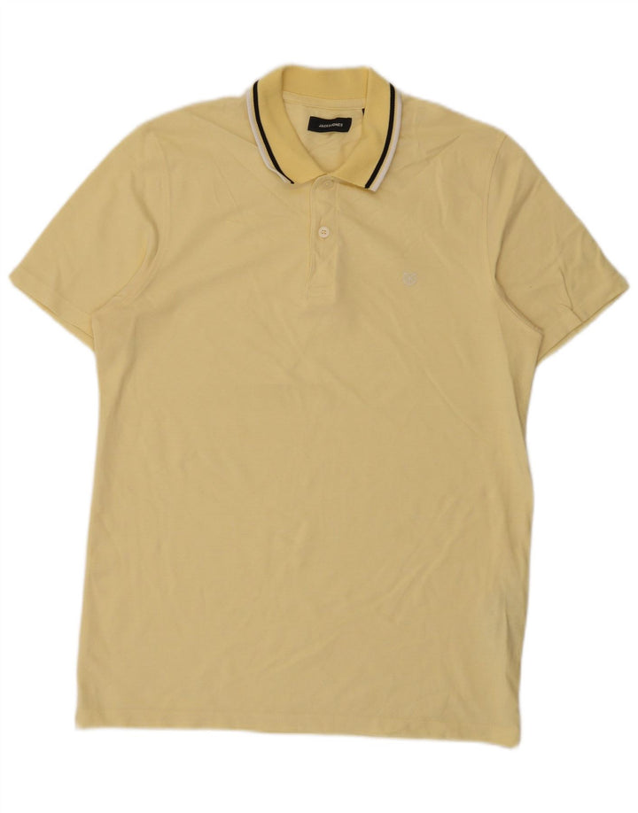 Jack & Jones muška polo majica srednje žuti pamuk