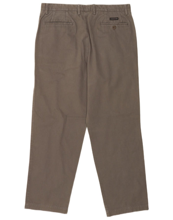 Marlboro Classics muške ravne chino hlače EU 54 2XL W36 L29 sive
