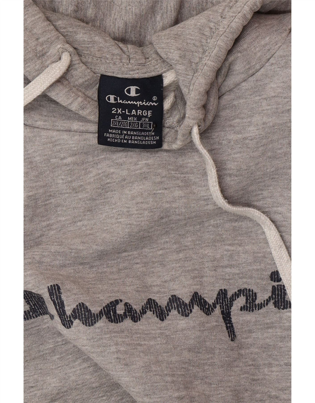 Champion muška majica s kapuljačom s grafičkim motivima 2XL siva