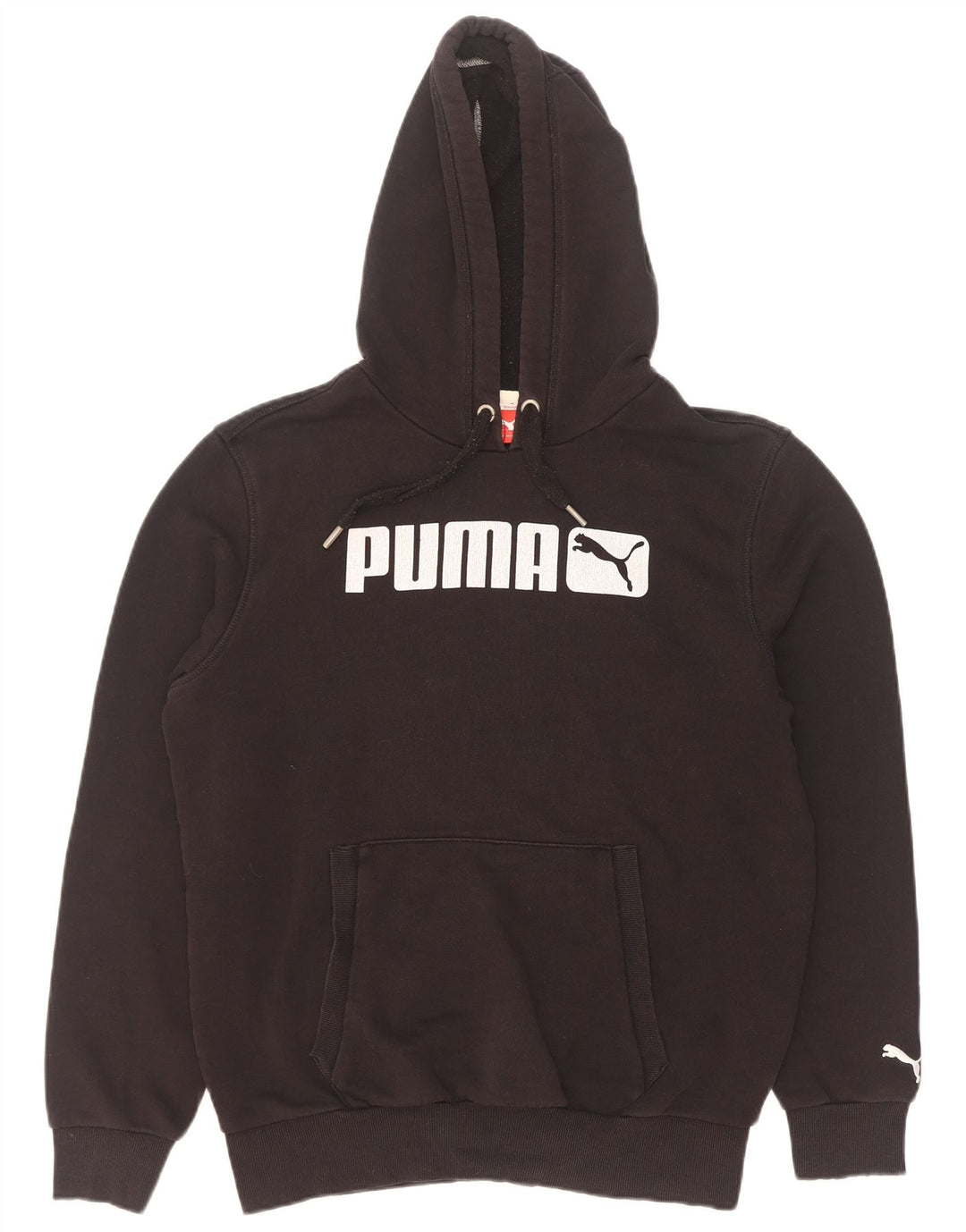 Puma muška majica s kapuljačom s kapuljačom, mala crna