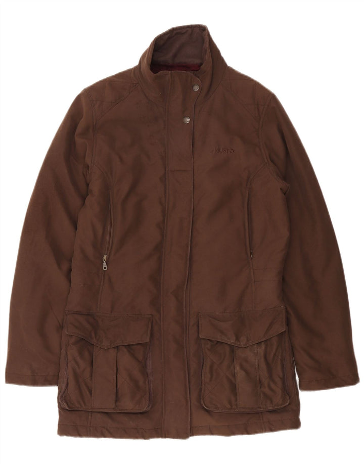 Musto ženska pomoćna jakna UK 12 srednje smeđi poliester