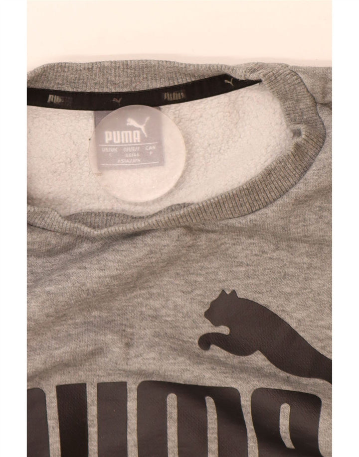 Puma muška trenirka s grafičkim motivima, mali sivi flekasti pamuk