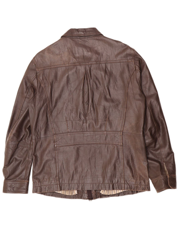 U Extenso muškoj kožnoj jakni UK 40 Large Brown