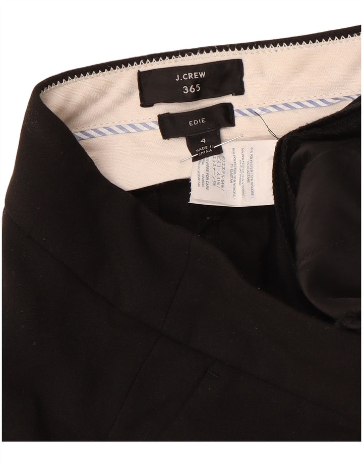 J. CREW Ženske hlače Edie Bootcut odijelo US 4 Small W30 L32 Crne