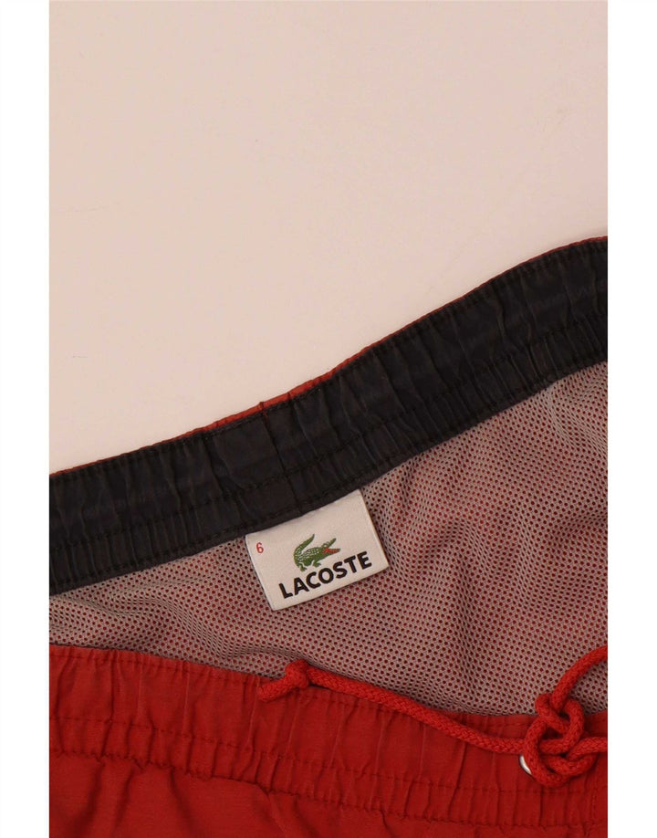 Lacoste muške kratke kupaće hlače veličina 6 XL crvene